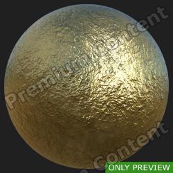 PBR Substance Material of Gold